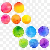 梦幻色水彩泡泡-空若网 梦幻色水彩泡泡-空若网