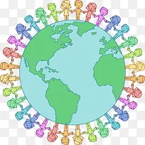 中国人口日多彩小人-空若网 中国人口日多彩小人-空若网