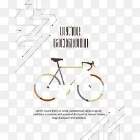 矢量自行车背景素材-空若网 矢量自行车背景素材-空若网