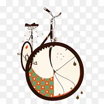 矢量卡通自行车-空若网 矢量卡通自行车-空若网