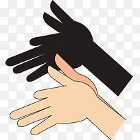 人手和手影手绘图-空若网 人手和手影手绘图-空若网