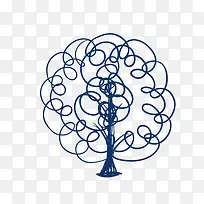 卡通简约手绘树木广告设计-空若网 卡通简约手绘树木广告设计-空若网