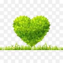 爱心树叶-空若网 爱心树叶-空若网