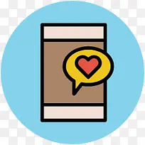 立体图标卡通爱心素描-空若网 立体图标卡通爱心素描-空若网