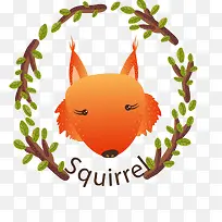 卡通可爱小动物装饰设计动物头像-空若网 卡通可爱小动物装饰设计动物头像-空若网