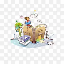 卡通书本-空若网 卡通书本-空若网