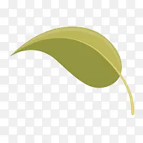 黄色扁平化简约树叶-空若网 黄色扁平化简约树叶-空若网