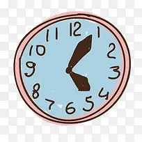 矢量手绘钟表素材-空若网 矢量手绘钟表素材-空若网