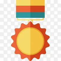 卡通简约扁平化勋章-空若网 卡通简约扁平化勋章-空若网