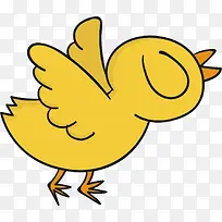 卡通小黄鸡PNG下载-空若网 卡通小黄鸡PNG下载-空若网