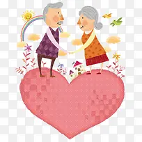手绘爷爷奶奶的爱情-空若网 手绘爷爷奶奶的爱情-空若网