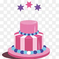 卡通手绘蛋糕生日祝福-空若网 卡通手绘蛋糕生日祝福-空若网