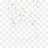 手绘多彩丝带圆点-空若网 手绘多彩丝带圆点-空若网