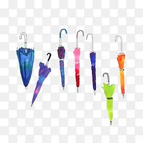 彩色雨伞-空若网 彩色雨伞-空若网