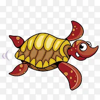 手绘卡通乌龟-空若网 手绘卡通乌龟-空若网