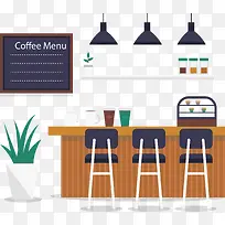 原木色咖啡厅桌子-空若网 原木色咖啡厅桌子-空若网