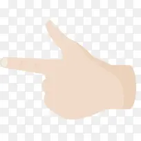 扁平化矢量手指素材图-空若网 扁平化矢量手指素材图-空若网