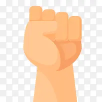 创意手绘拳头矢量素材-空若网 创意手绘拳头矢量素材-空若网