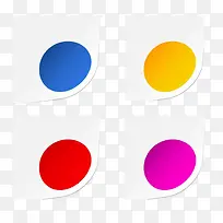 彩色标签贴纸-空若网 彩色标签贴纸-空若网