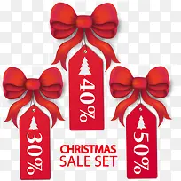 圣诞促销吊牌矢量素材-空若网 圣诞促销吊牌矢量素材-空若网
