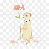 手绘小狗示爱-空若网 手绘小狗示爱-空若网