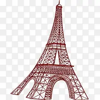 彩绘巴黎元素-空若网 彩绘巴黎元素-空若网