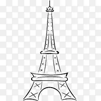 手绘铁塔元素-空若网 手绘铁塔元素-空若网