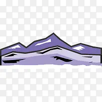 扁平化山素材图-空若网 扁平化山素材图-空若网