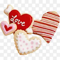 彩色爱心饼干-空若网 彩色爱心饼干-空若网