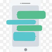绿色手机短信气泡-空若网 绿色手机短信气泡-空若网