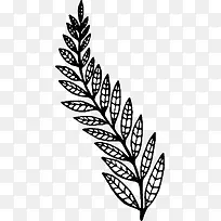 手绘树枝-空若网 手绘树枝-空若网