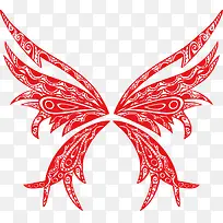 中国剪纸蝴蝶矢量素材-空若网 中国剪纸蝴蝶矢量素材-空若网