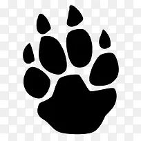 素材 创意元素 PNG 矢量 熊掌-空若网 素材 创意元素 PNG 矢量 熊掌-空若网