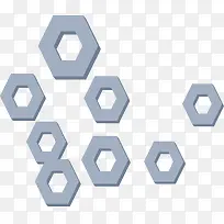 卡通劳动工具螺母标贴矢量素材-空若网 卡通劳动工具螺母标贴矢量素材-空若网