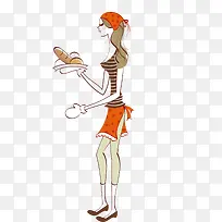 卡通时尚美女-空若网 卡通时尚美女-空若网