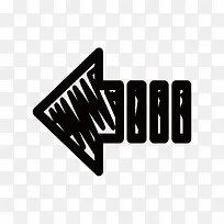 横向手绘箭头图标AI矢量-空若网 横向手绘箭头图标AI矢量-空若网