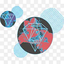 创意波普矢量抽象装饰素材-空若网 创意波普矢量抽象装饰素材-空若网