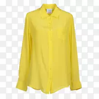 衬衫黄色袖子衬衫丝绸-空若网 衬衫黄色袖子衬衫丝绸-空若网