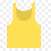 黄色扁平化背心元素-空若网 黄色扁平化背心元素-空若网