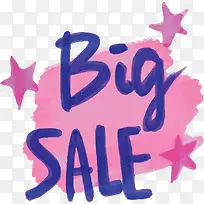 蓝色手写大促销海报-空若网 蓝色手写大促销海报-空若网