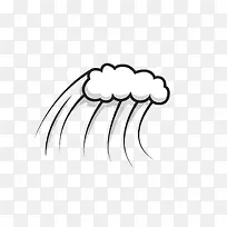 矢量卡通扁平化海浪-空若网 矢量卡通扁平化海浪-空若网