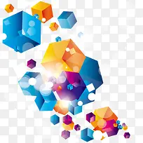 唯美多彩方块-空若网 唯美多彩方块-空若网