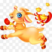 小羊创意元宝手绘-空若网 小羊创意元宝手绘-空若网