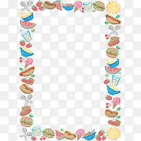 食物边框-空若网 食物边框-空若网