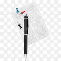 开学季学习用品黑色钢笔-空若网 开学季学习用品黑色钢笔-空若网