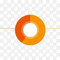 橙色圆环比例卡通背景-空若网 橙色圆环比例卡通背景-空若网