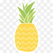 夏季水果黄色菠萝-空若网 夏季水果黄色菠萝-空若网