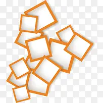 橙色装饰边框-空若网 橙色装饰边框-空若网