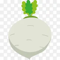 卡通白萝卜插画设计-空若网 卡通白萝卜插画设计-空若网