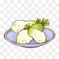 卡通白萝卜免抠图-空若网 卡通白萝卜免抠图-空若网